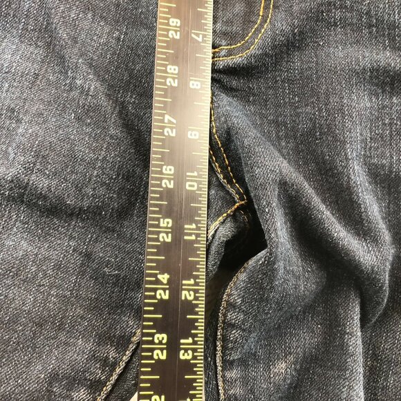 Impression Womens Embroidered Jeans Size 21 Blue Denim Angel Wings Casual Y2K - Picture 8 of 15